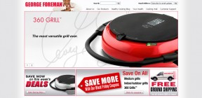 George Foreman Web Design